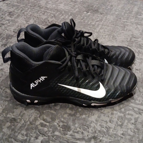 Nike Alpha Menace 2 Shark Size 11 Black/white Football Cleat main image 6